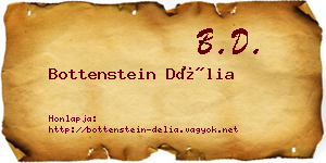 Bottenstein Délia névjegykártya